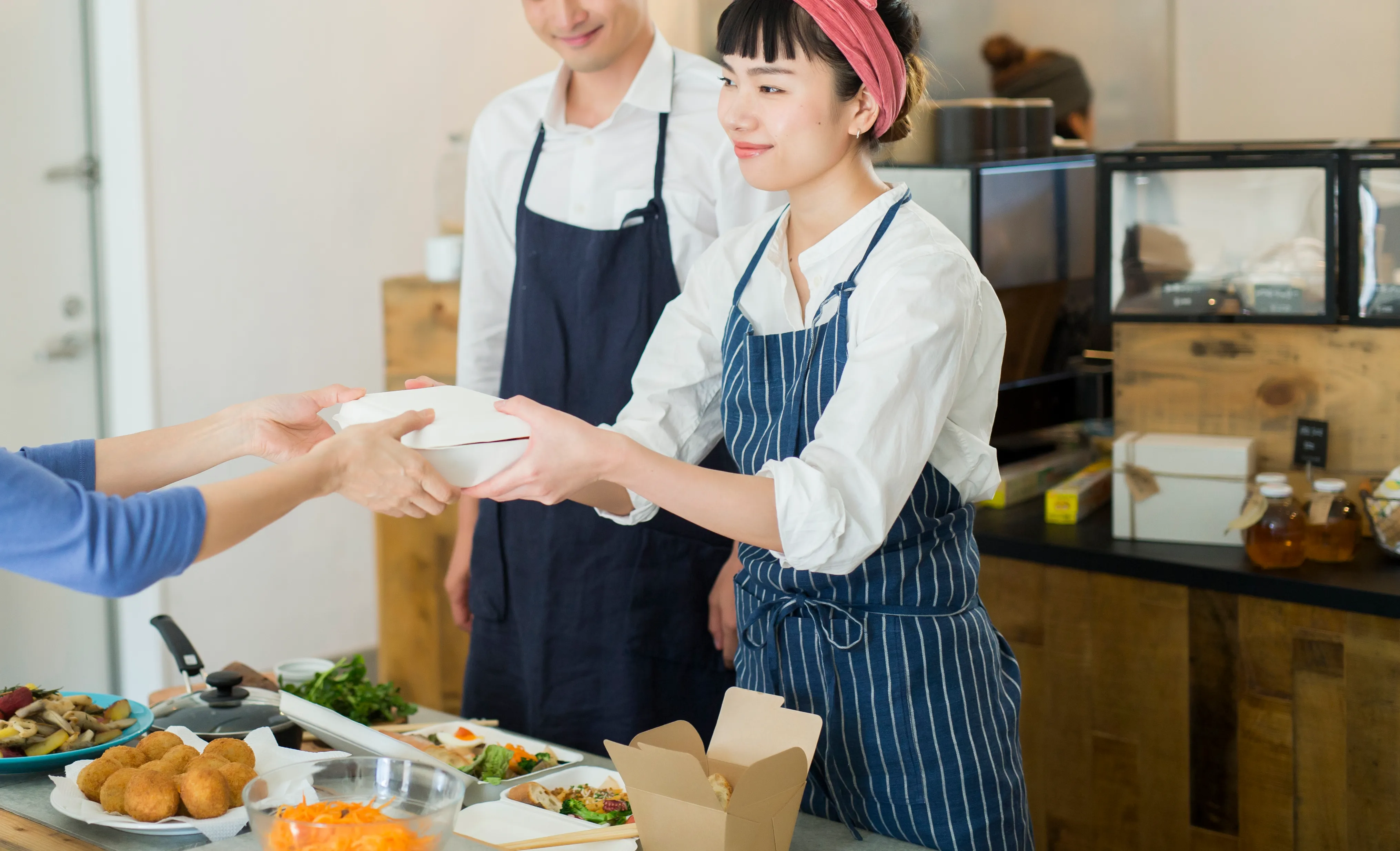 カフェテリア弁当